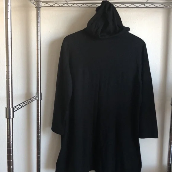 EILEEN FISHER Lightweight sweater with hood. - Picture 9 of 9